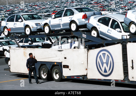 Mexiko, Puebla, Nord-Amerika. Volkwagon-Werk in Puebla ist die größte und modernste in Mexiko. Stockfoto