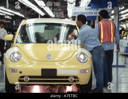 Mexiko, Puebla, Nord-Amerika. Das VW-Werk in Puebla ist die größte und modernste in Mexiko. Stockfoto