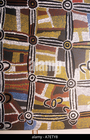 Kunst der australischen Aborigines, Zentralaustralien Stockfoto