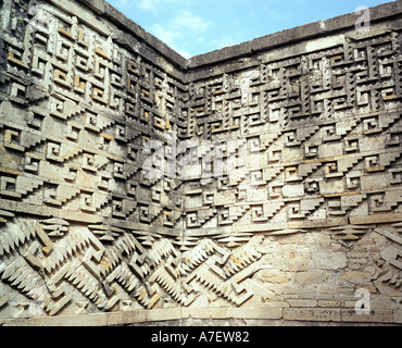 Mexiko, Oaxaca, Mitla. Einmal Zapoteken religiöses Zentrum, Mixteken, vor der spanischen Conquista regiert Stockfoto