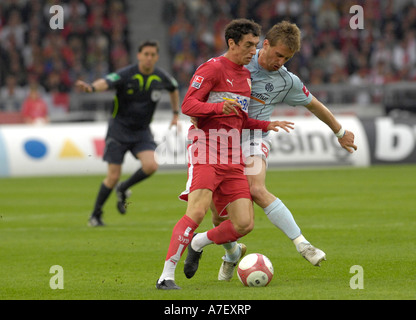 Milorad PEKOVIC FSV Mainz 05 (rechts) vs. Roberto HILBERT VfB Stuttgart Stockfoto