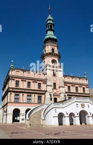 Rynek, historische Stadt Platz Zamosz, Unesco World Heritage Site, Polen Stockfoto