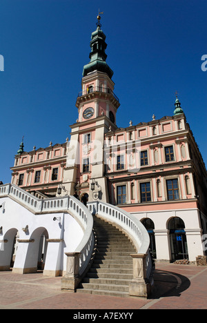 Rynek, historische Stadt Platz Zamosz, Unesco World Heritage Site, Polen Stockfoto