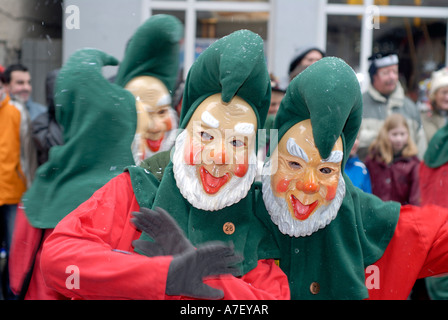 Niedliche Verkleidung Schwäbisch-alemannischen Karneval Rottenburg am Neckar Baden-Württemberg Deutschland Stockfoto