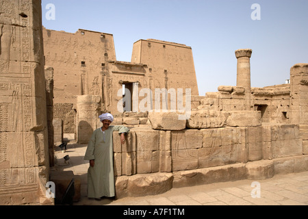 Tempel des Horus Edfu Ägypten Stockfoto