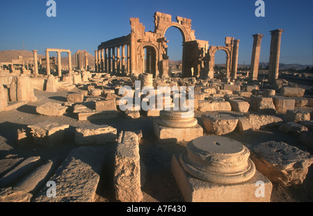 Zentrale Tadmur Syrien Stockfoto