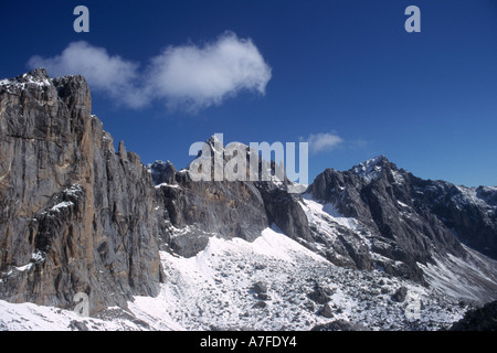 Anzeigen von Osten aus Cabaña Veronica Picos de Europa-Spanien Stockfoto