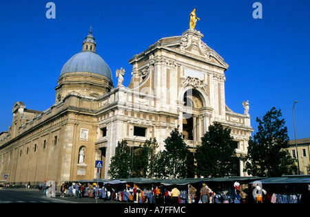 Italien Umbrien Assisi Kirche Santa Maria Degli angeli Stockfoto