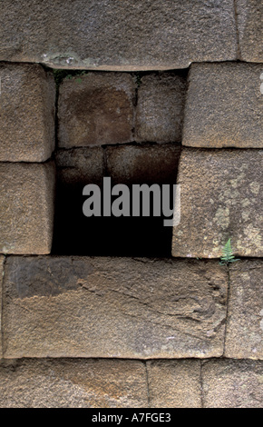 SA, Peru, Machupicchu, Nische Detail in königliche Residenz Stockfoto