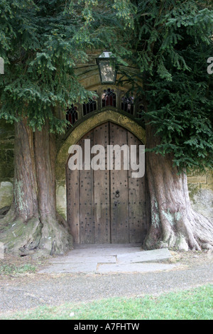 St. Edwards Church, Stow auf die würde in Gloucestershire Cotswolds. Stockfoto
