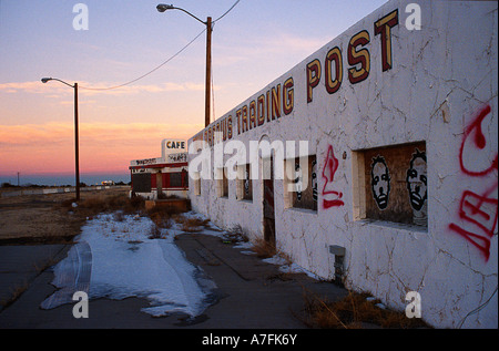 Doppelte Pfeile Trading Post, RT 66, Arizona, USA Stockfoto