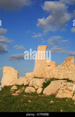Hagar Qim neolithischen Tempel Malta Stockfoto