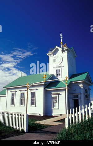 NA, USA, Alaska, St.-Paul-Insel, Kirche Stockfoto