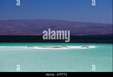 Lac Assal Lake Assal Dschibuti nach Djibouti am Afrika-Afar-Dreieck Stockfoto