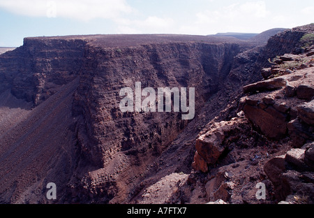 Tal Afar Dschibuti nach Djibouti am Afrika-Afar-Dreieck Stockfoto