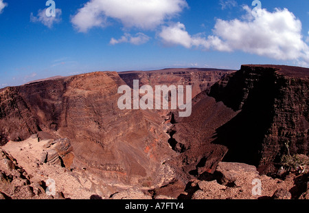 Tal Afar Dschibuti nach Djibouti am Afrika-Afar-Dreieck Stockfoto