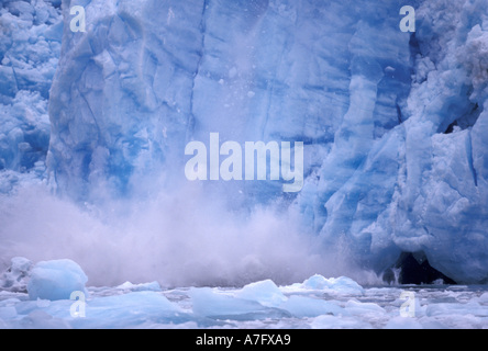 NA, USA, Alaska, Southeast Alaska, Tracy Arm Eisformationen Stockfoto