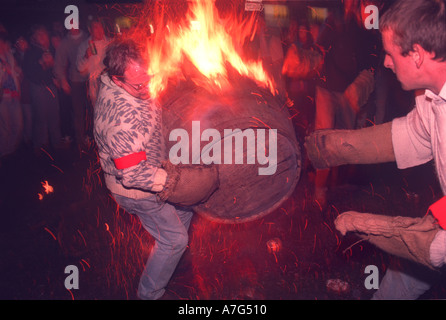 Teer-Lauf laufen schon St Mary Devon UK Stockfoto