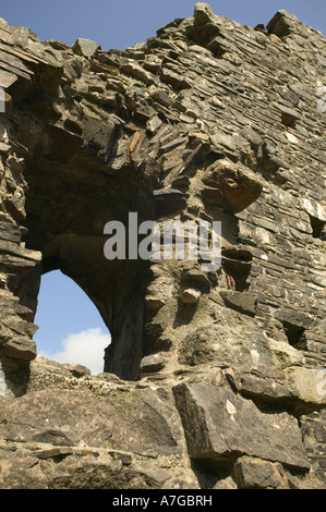 Die Ruinen von Okehampton Castle Okehampton Devon Great Britain Stockfoto