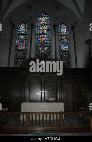 Der Altar Temple Church, London, UK. Stockfoto