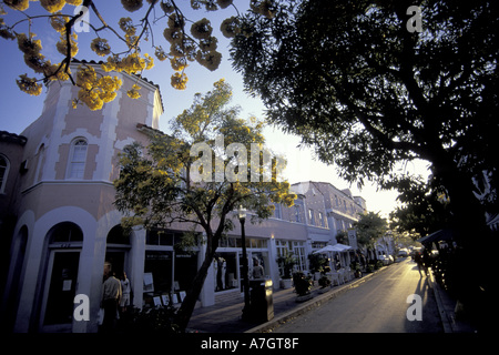 NA, USA, Florida, Miami, South Beach. Espanola Way Stockfoto