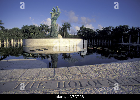 NA, USA, Florida, Miami, South Beach. Holocaust-Mahnmal Stockfoto