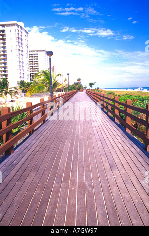 NA, USA, Dade County, Florida, Miami, Miami Beach, South Beach, Promenade Stockfoto