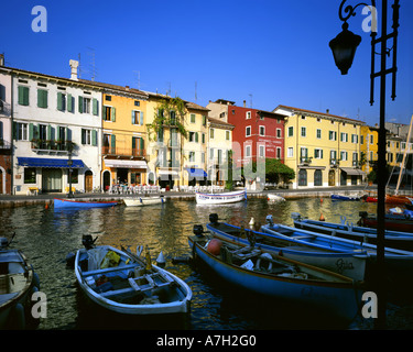 ES - Gardasee: Lazise Hafen Stockfoto