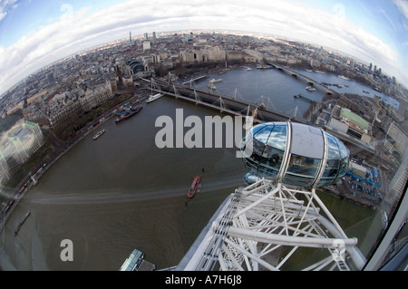 London Eye, Westminster London MSLN06003 Stockfoto