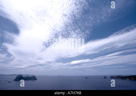 Den Pazifischen Ozean vor der Küste der Nordinsel Neuseelands Stockfoto