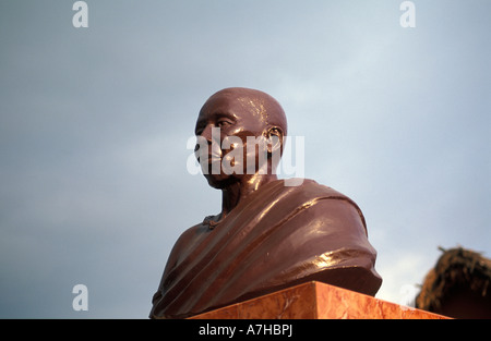 Skulptur von der Königinmutter Yaa Asantewaa, Ejisu in der Nähe von Kumasi, Ghana Stockfoto