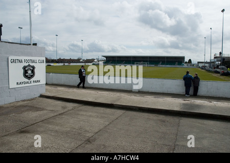 Gretna 2 Alloa 1 25. März 2006 das Ergebnis bestätigt Gretna als Scottish Second Division Meister Stockfoto