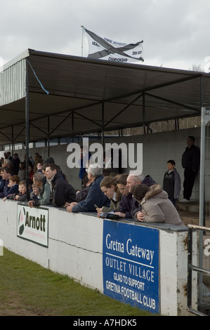 Gretna 2 Alloa 1 25. März 2006 das Ergebnis bestätigt Gretna als Scottish Second Division Meister Stockfoto