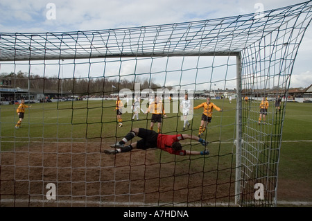 Gretna 2 Alloa 1 25. März 2006 das Ergebnis bestätigt Gretna als Scottish Second Division Meister Stockfoto