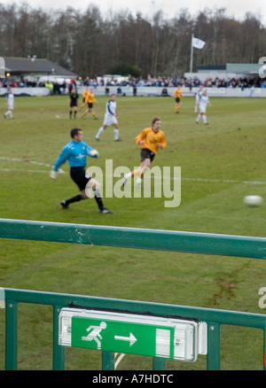 Gretna 2 Alloa 1 25. März 2006 das Ergebnis bestätigt Gretna als Scottish Second Division Meister Stockfoto