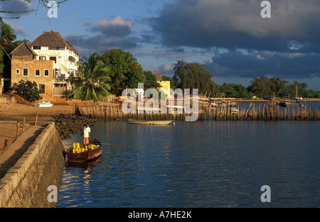 Shela Strand, Lamu, Kenia Stockfoto