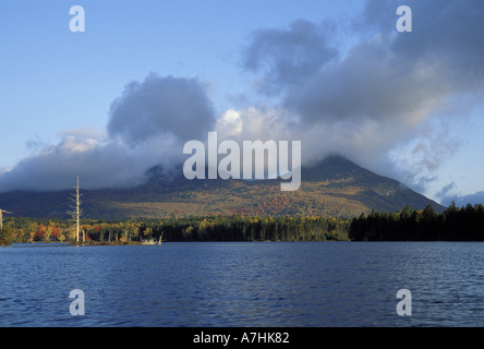 Nordamerika, uns, mich, Doubletop Berg aus Niere Teich. Stockfoto