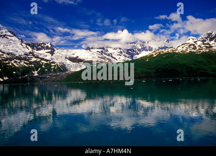 Gletscher, Gletscher, Berge, Prince William Sound, Alaska, USA, Nordamerika Stockfoto