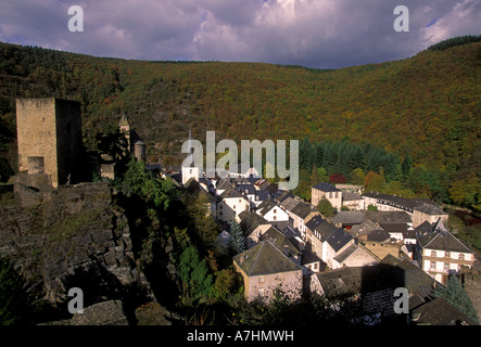 Burg Esch Sur sicher Diekirch Luxemburg Europa Stockfoto