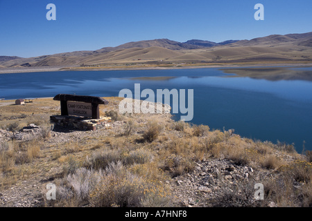 USA, Lewis und Clark Trail, Montana, Camp Glück, Clark Canyon Reservoir, Corps of Discovery traf sich mit Shoshone Indianer hier Stockfoto