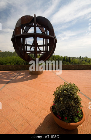 Die Gegend um das Leonardo da Vinci Museum in Vinci, Italien. Stockfoto