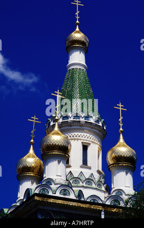 St. Nikolai russischen Kirche, Sofia, Bulgarien Stockfoto
