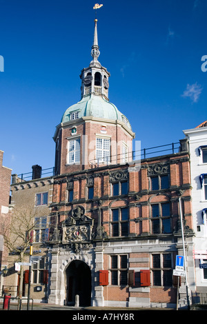 Historische Groothoofdspoort in Dordrecht, Holland Stockfoto