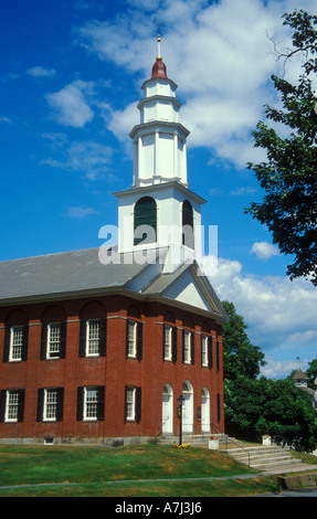 Erste Kirche in Deerfield in Massachusetts, USA Stockfoto