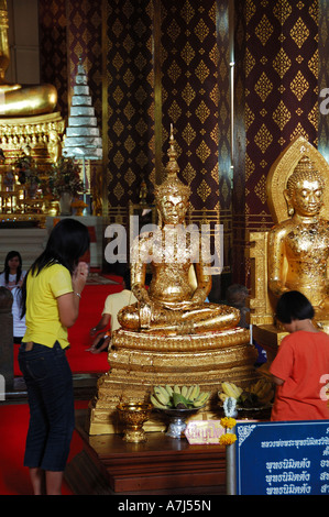 Buddha Statue Wat Na Phra Meru Ayuthaya Thailand Stockfoto