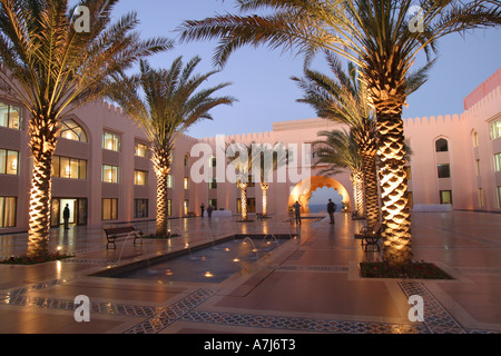 Innenhof im Al Husn, Shangri-La Barr Al Jissah Resort, Muscat-Oman Stockfoto