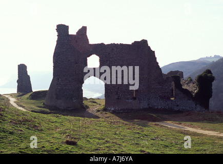 Pennard Castle, Gower, Wales Stockfoto