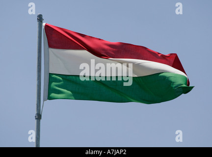 Flagge von Ungarn Stockfoto