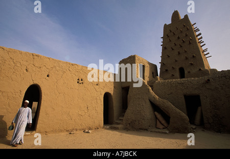 Djingareiber Moschee wurde im Jahre 1325 erbaut und ist ein UNESCO-Welterbe, Timbuktu, Mali Stockfoto
