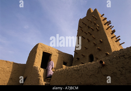 Djingareiber Moschee wurde im Jahre 1325 erbaut und ist ein UNESCO-Welterbe, Timbuktu, Mali Stockfoto